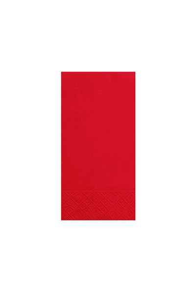 Story 30X30 cm 2 Layer 20 Pack 1/8 Fold Red Colored Paper Napkin