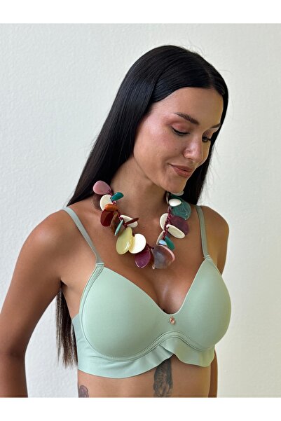 Cansoy Σουτιέν με ελαφρύ στήριγμα μέντας κοπής με λέιζερ (703)