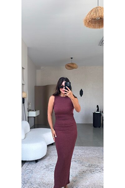 Mars ZR Model Büzgü Detay Bürümcük Elbise