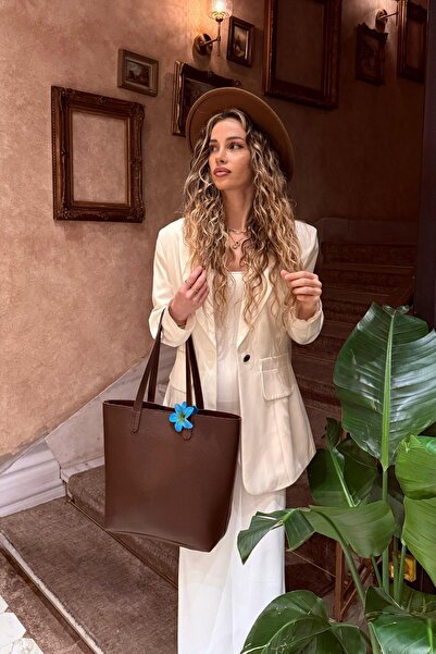 Genel Markalar Grazia Kadın Bordo Yavrulu Shopper Çanta - Casual/günlük Yumuş...