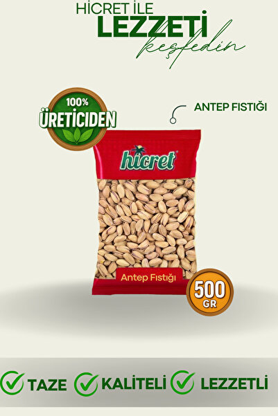 hicret Antep Fıstığı 500 gr - Atıştırmalık Kuruyemiş