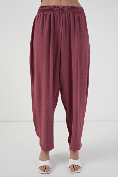 Bigdart 6682 Tunik Pantolon İkili Takım - Gül Kurusu