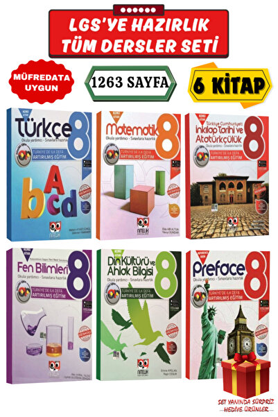 Başat Yayınları 8. Sınıf Nitelik Türkçe - Matematik - Fen Bilimleri - Ingilizce - Inkılap Soru Bankası Hediye