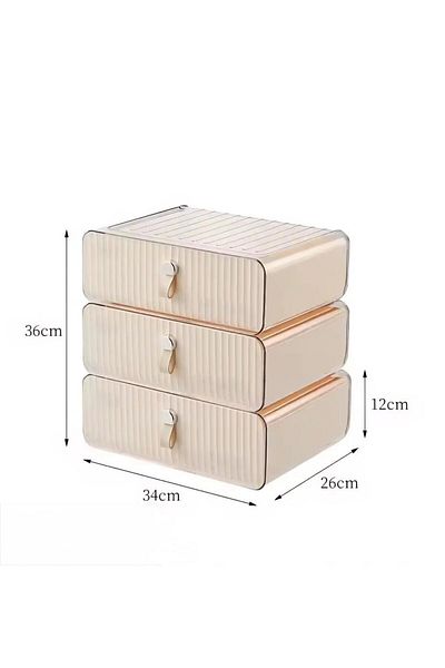 EVSTYLE Συρτάρια Κοσμήματα Μακιγιάζ Organizer / Κουτί οργάνωσης επιφάνειας εργασίας καλλυντικών