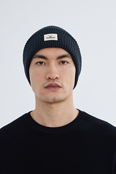 Nordbron Темно-сірий трикотажний светр Jenson з резинкою - еластичний та двошаровий з логотипом