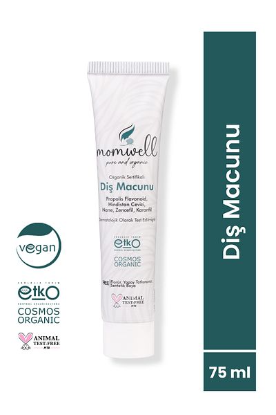 Momwell 75gr Organic Toothpaste