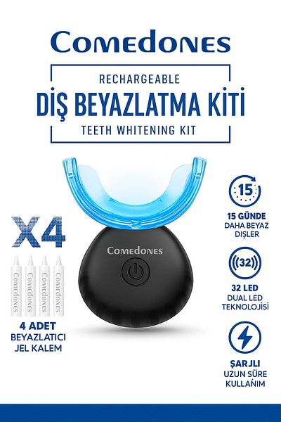 comedones Teeth Whitening Device with Blue Light Technology