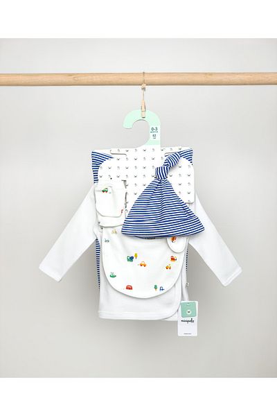 MİNİPOLO1 Minipolo Baby Hospital Release Set of 5 Newborn