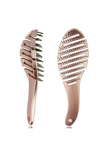 MİYANG Ελλειπτική εύκαμπτη βούρτσα μαλλιών που αποσυμπλέκει τα μαλλιά