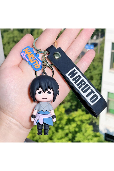 FG KONNİCHİWA Cartoon Cute Stitch Keychain Doll Car and Bag Ornament Anime One Piece and Naruto Keychain