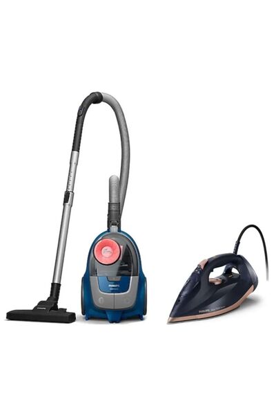 Philips Avantaj Set 2000 Serisi Torbasız Elektrikli Süpürge-7500 Serisi Buharlı Ütü