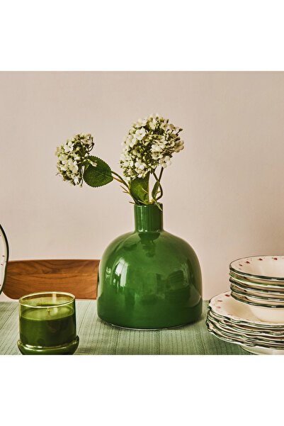 Evidea Deco Granny Summer Vazo - Yeşil - 21 cm