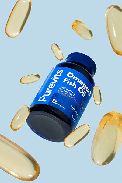 Purevits Advanced Omega-3 Yüksek Oran Epa Dha 1000 Mg - Balık Yağı - 90 Adet Soft Jel