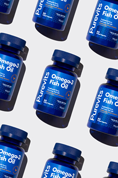 Purevits Advanced Omega-3 Yüksek Oran Epa Dha 1000 Mg - Balık Yağı - 90 Adet Soft Jel
