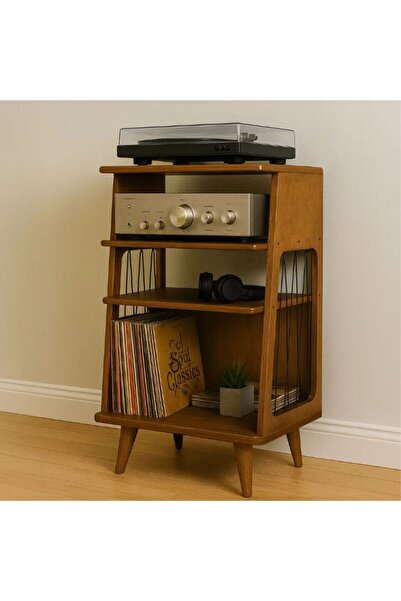 ka tasarım VinylWood Console | Pikap Konsolu Huş Ağacı Ahşap (ELEKTRONİKLER D...