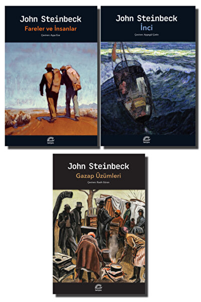 İletişim Yayınları Fareler Ve İnsanlar - İnci - Gazap Üzümleri (John Steinbeck) Set 3 Kitap TELEFON TUTUCU HEDİYE