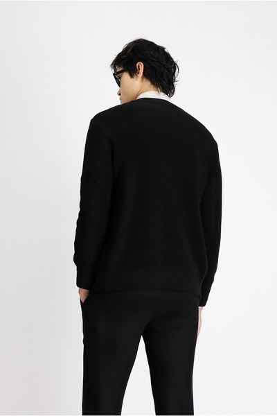 Kiğılı Oversize Pamuklu Triko Hırka