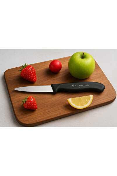 Victorinox Swissclassic Sivri Uçlu Siyah Sebze Meyve Soyma Mutfak Bıçağı 194 Mm