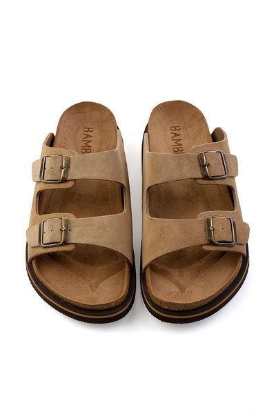 Bambi Kum Leather Men's Slippers E04801198002