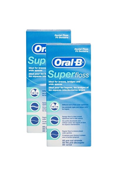 Oral-B Diş İpi Super Floss 2 x 50 Adet