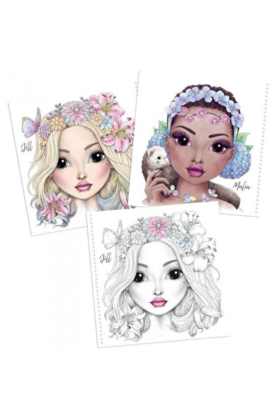 Top Model Sheet Metal Design Coloring Book 041246 B_A