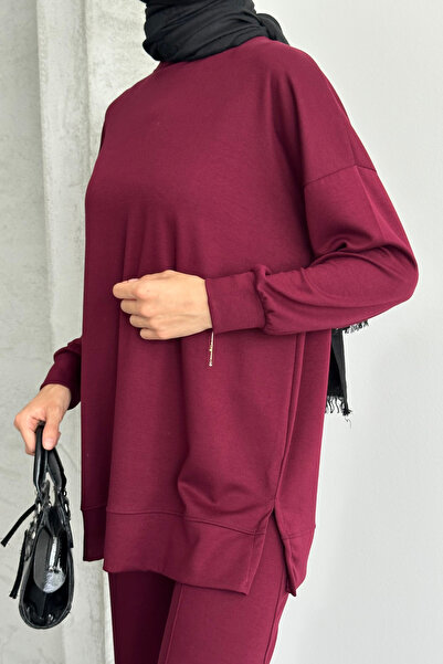 adba style Γυναικείο Modal Βαμβακερό Χτενισμένο Oversize Hijab Σετ 4028