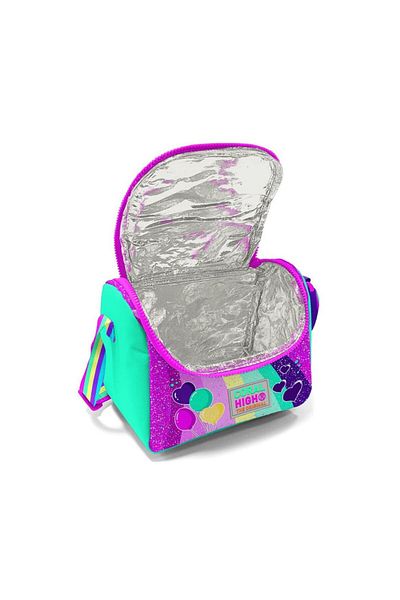 Coral High Pink Water Green Unicorn Patterned Thermo Lunchbox 11758
