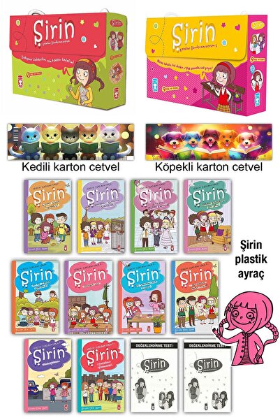 Timaş Çocuk Şirin Kendimi Durduramıyorum 1 - 2 Set (9 yaş ve üzeri) (10 kitap)