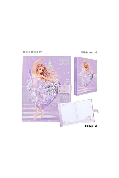 Top Model By Depesche Ballerina Interlocking Diary
