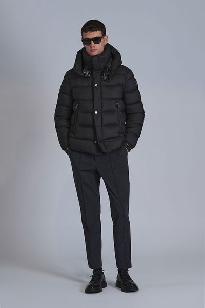 Lufian Palton bărbătesc Marty Goose Feather Negru