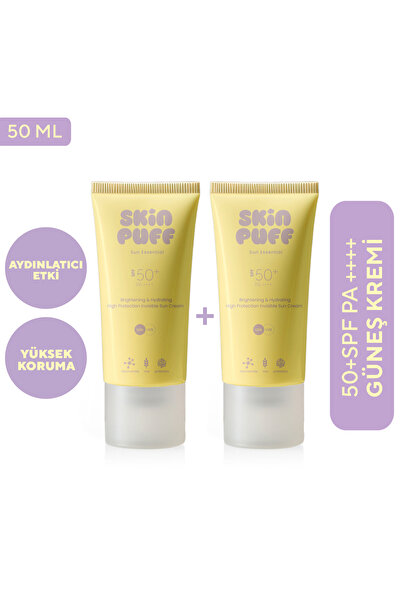 SKİNPUFF Sun Essential Spf 50 Pa Aydınlatıcı Ve Nemlendirici Yüksek Koruma Gü...