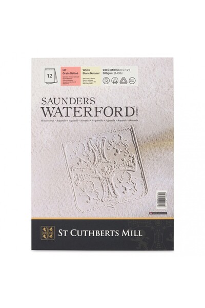 ST CUTHBERTS MILL Saunders Waterford Hot Pressed 23x31cm 300gr 12 Yaprak Prof...