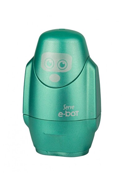 Serve E-bot Silgili Kalemtraş Metalik Yeşil