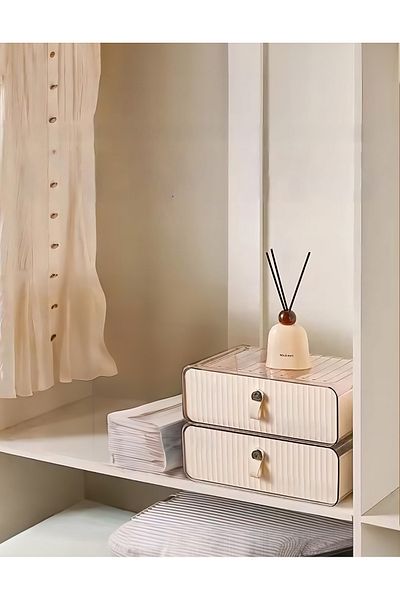 EVSTYLE Drawer Jewelry Makeup Organizer Organizer / Cosmetic Desktop Organizing Box