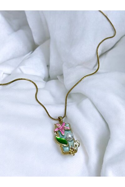 MAC CENTER Trend Model Steel Women's Necklace-Ladies Necklace -Women's Neckla...