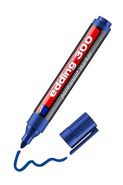 Edding PERMANENT MARKÖR MAVİ E-300