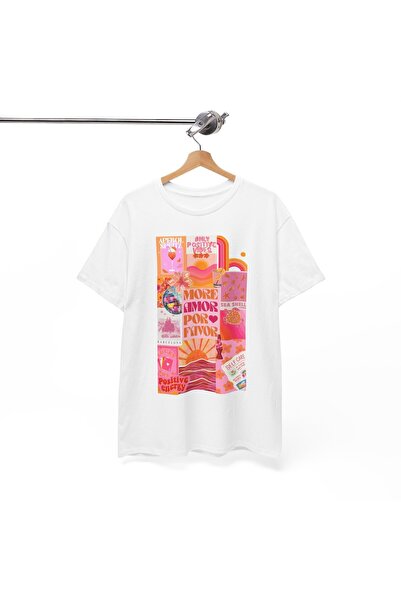 Tubinyoo More Amor Por Favor Printed Unisex Oversize T-Shirt