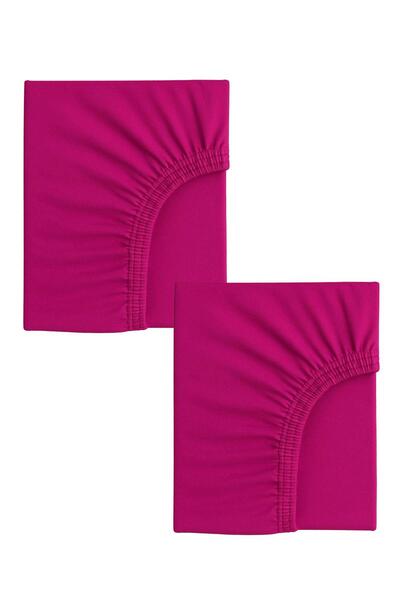 COTENCONCEPT 2 Adet 50 x 90 x 10 cm Anne Yanı Lastikli Penye Kumaş Bebek Çarşafı