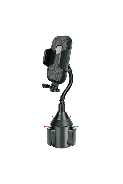 Go-Des Go-Dez GD-HD766 Car Cup Holder with Strong Grip and 360 Degree Rotating Head, Black