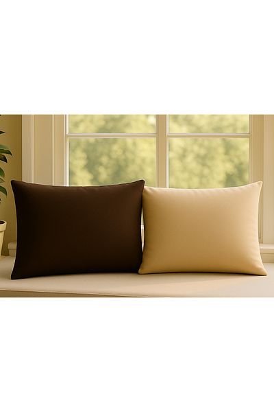 English Home Față de pernă simplă 100% bumbac, cu două fețe
