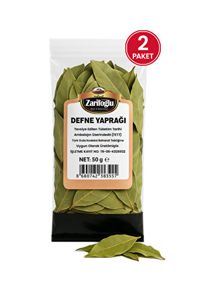 Zarifoğlu Defne Yaprağı Bitkisi Otu Şifalı Bitkiler 2 x 50 gr