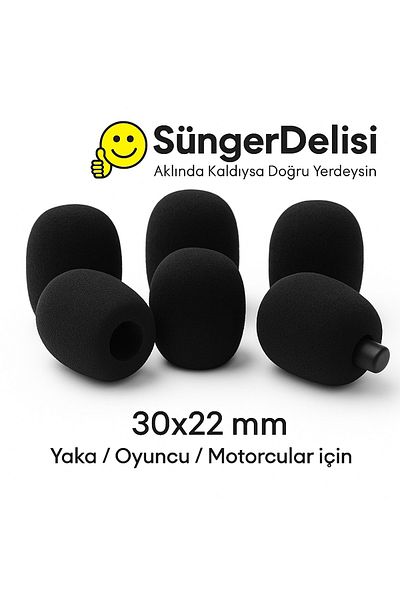 OEM 4-Piece Player Collar Sponge - Black |   Gaming & Biker Harmony |   Comfortable and Durable Sponge