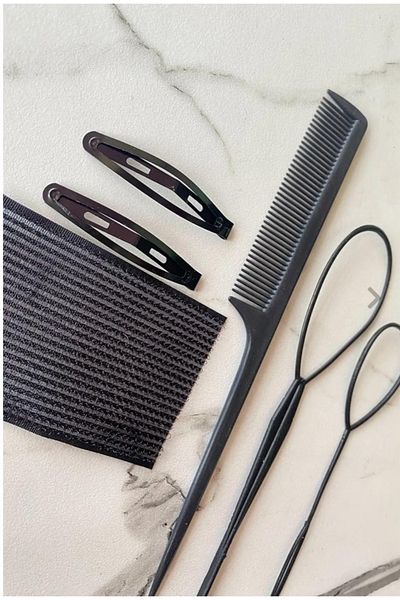alpikom 5-Piece Brush Hair Comb Set Hair Salon Set
