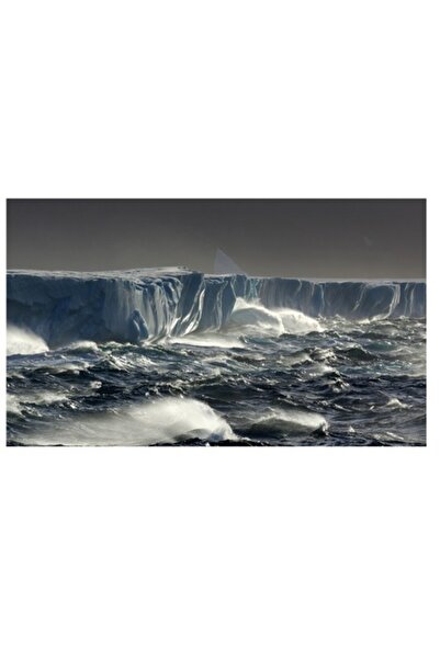 OEM Pictură pe pânză „Puterea oceanului și măreția ghețarului”