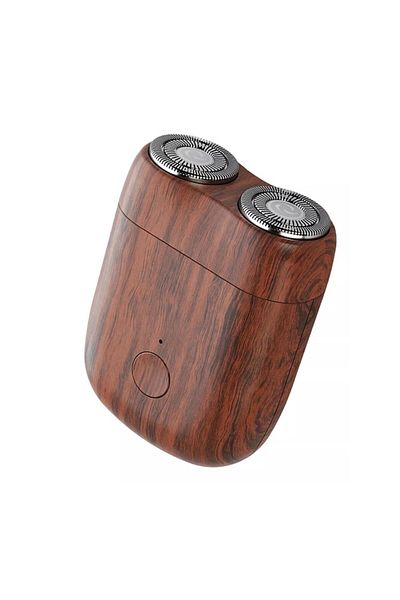 Camy Mini aparat de ras electric, ABS, fibră de carbon, portabil