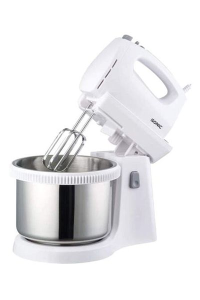 iSonic 300W 3.2 Liters Stand Mixer with Bowl IM732 (White)