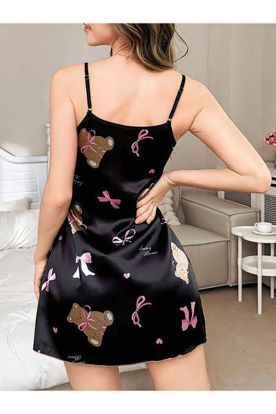 WİYONA Set pijama pentru femei Teddy Bear și pantaloni scurți