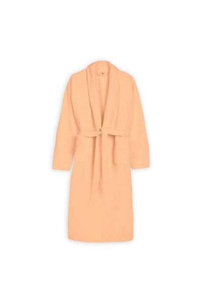 Ralex Halat de baie și SPA Hotel cu guler kimono, velur 100% bumbac, unisex S/M, 420 g/m², portocaliu