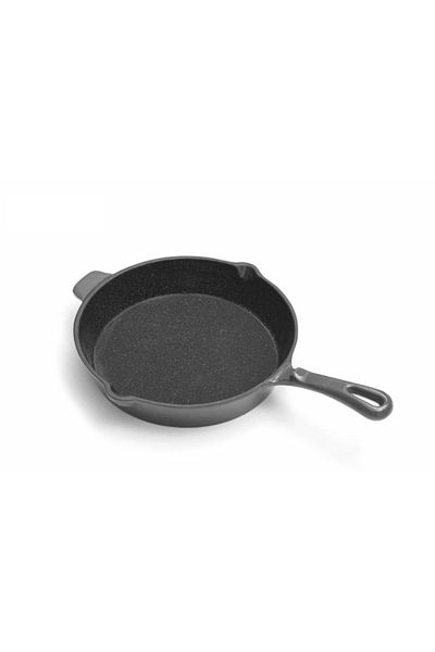 Heinner Enameled cast iron frying pan, 26x5cm, Marble Gray / DCN58636