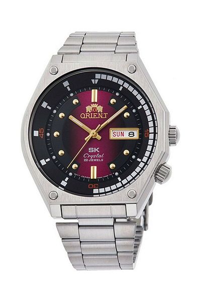 Orient Ceas automat bărbătesc violet, F6922, japonez, rezervă de mers de 40 ore, 22 stones, oprire secundă